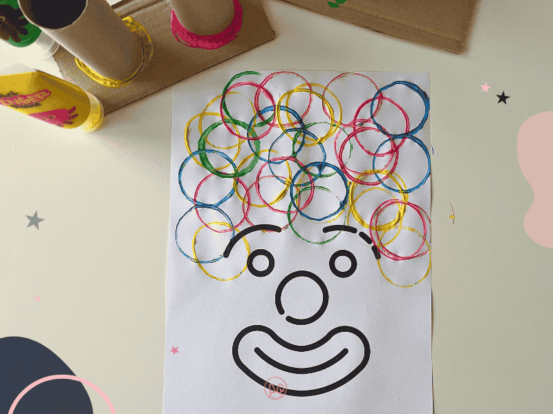aktivita-klaun-finger-paint-hotovo-odtlacanie